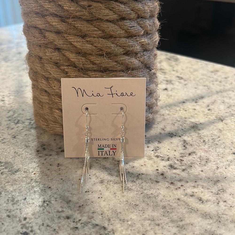 Mia Fiore Sterling Silver Dangle Earrings